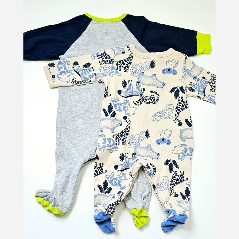 3-6M Baby Boys Hello Onesies 2pcs Set